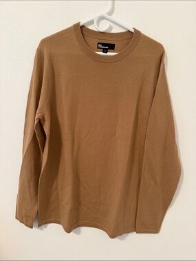 The Commons Crewneck Sweater in Camel Brown